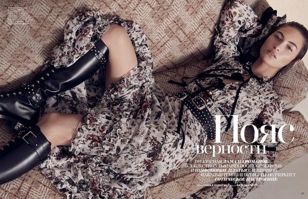 超模Grace Elizabeth演繹春季禮服大片